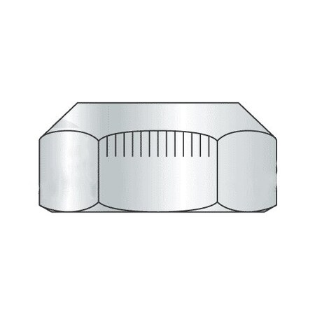 Newport Fasteners Lock Nut, M6-1.00, Steel, Class 10, Zinc Plated, 100 PK 877768-PR-100
